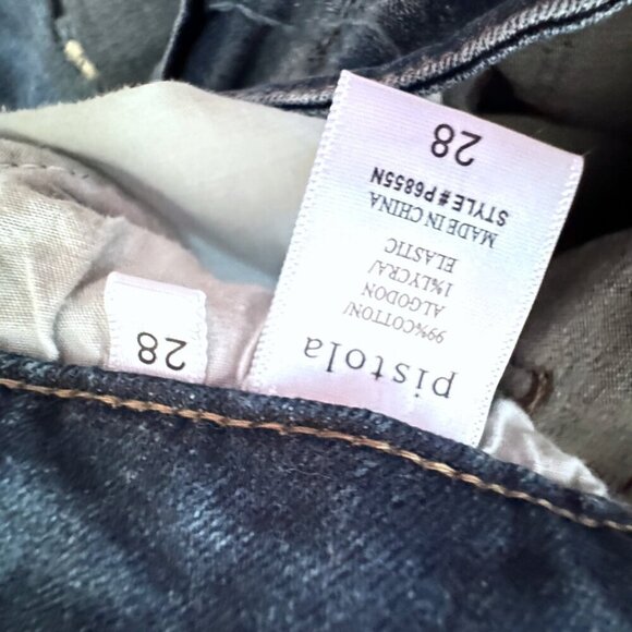 PISTOLA High Waist Rise Skinny Zip Ankle Distressed Stretch Denim Jeans 28 - Picture 4 of 6